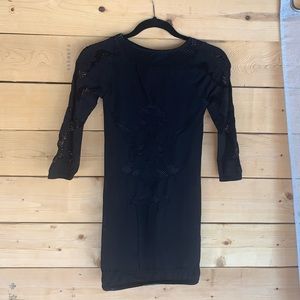 FreePeople Black Slip Bodycon Mini Dress Size XS/S